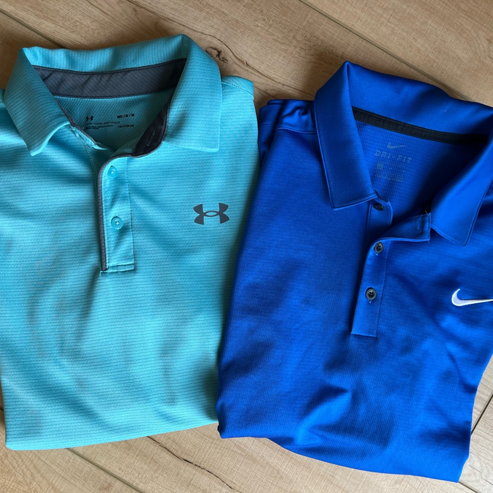 Under Armour and Nike Polo Shirts